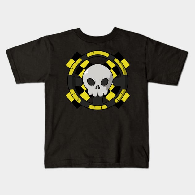 Taxi Drivers crew Jolly Roger pirate flag (no caption) Kids T-Shirt by RampArt